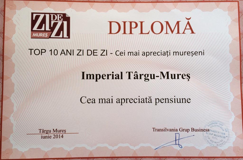 Târgu-Mureş Pensiunea Imperial酒店 外观 照片